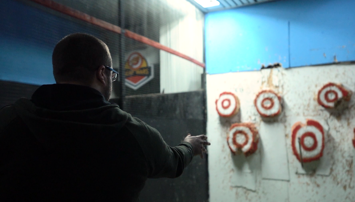 Axe throwing