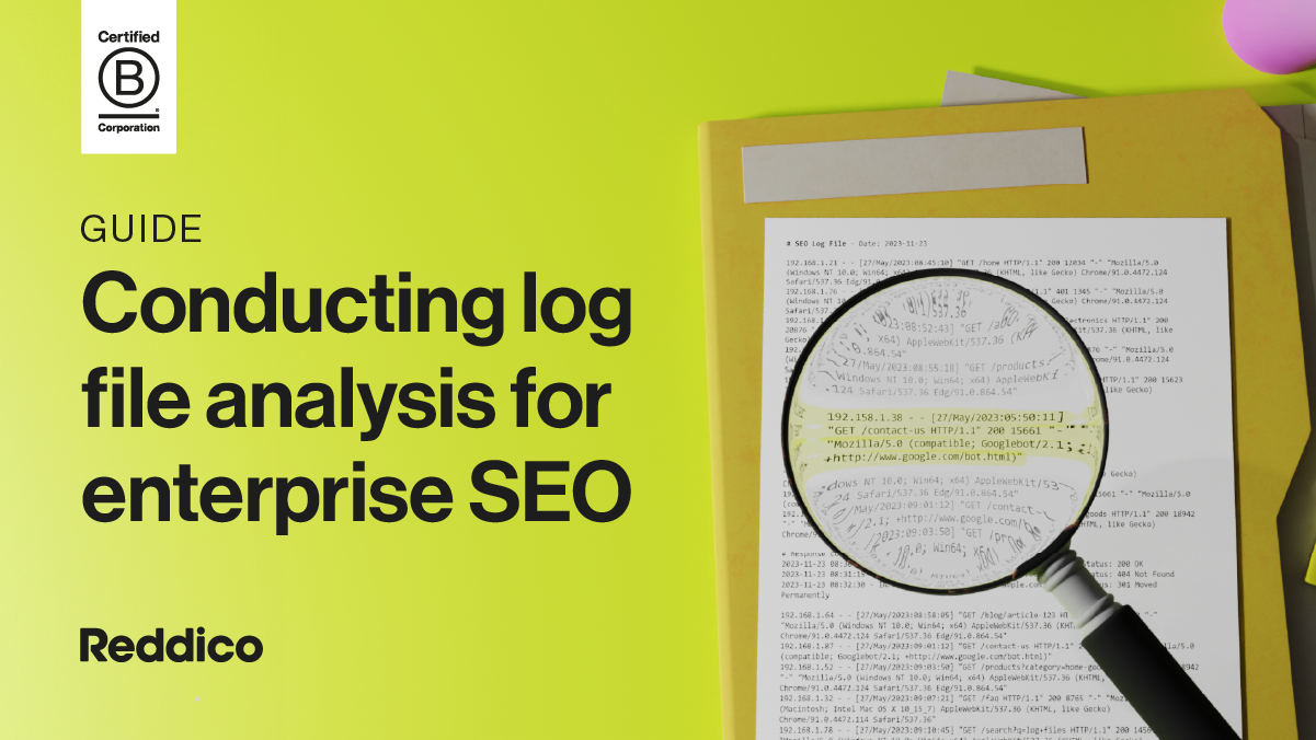Log file analysis for enterprise SEO